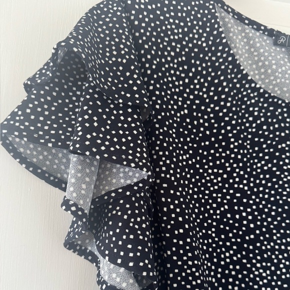 💥Adrianna Papell Polka Dot Top - Picture 2 of 9